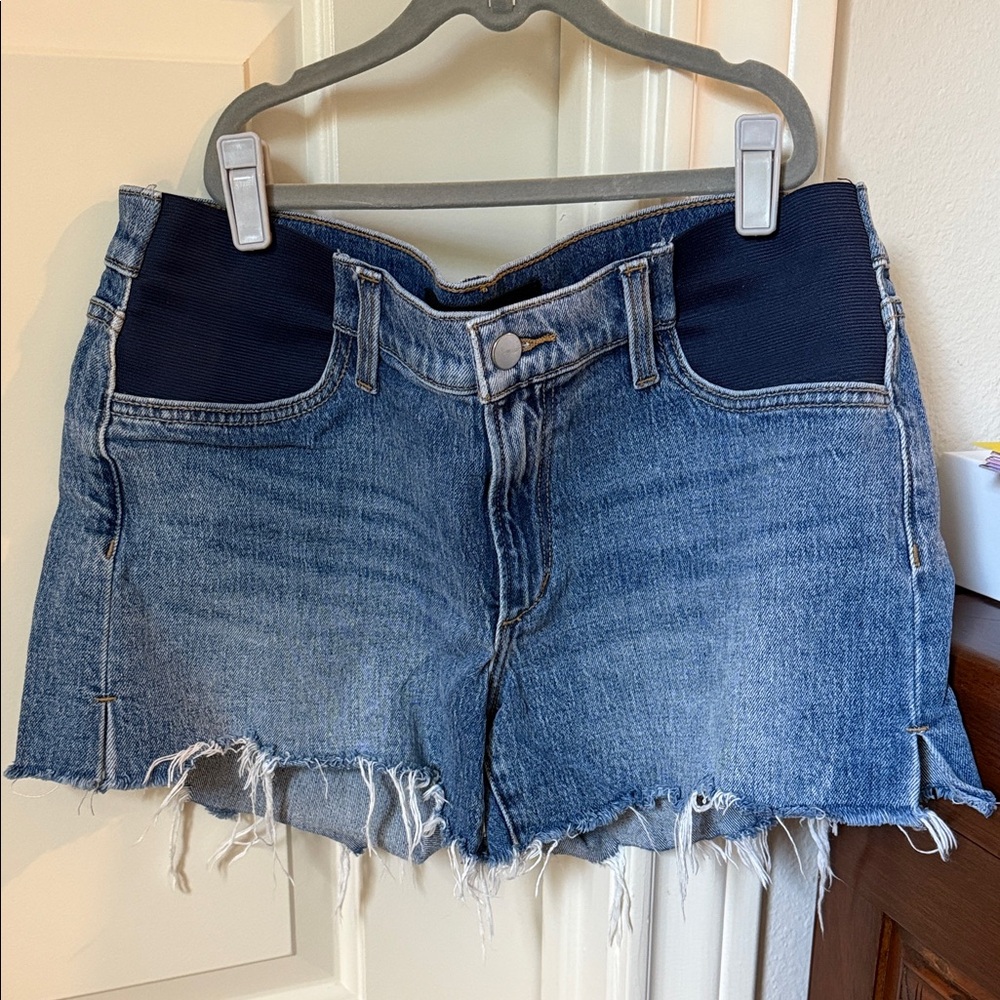 Maternity Denim Blue Women's Shorts